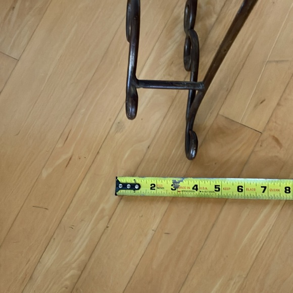 Large 22” Tall Easel Display Stand, Heavy Metal Scroll Work Design - Picture 7 of 10